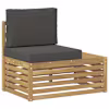 vidaXL V&auml;lim&ouml;&ouml;bel L&otilde;pu Diivan Valge 91 x 63 x 73 cm Tugev akatsiapuu