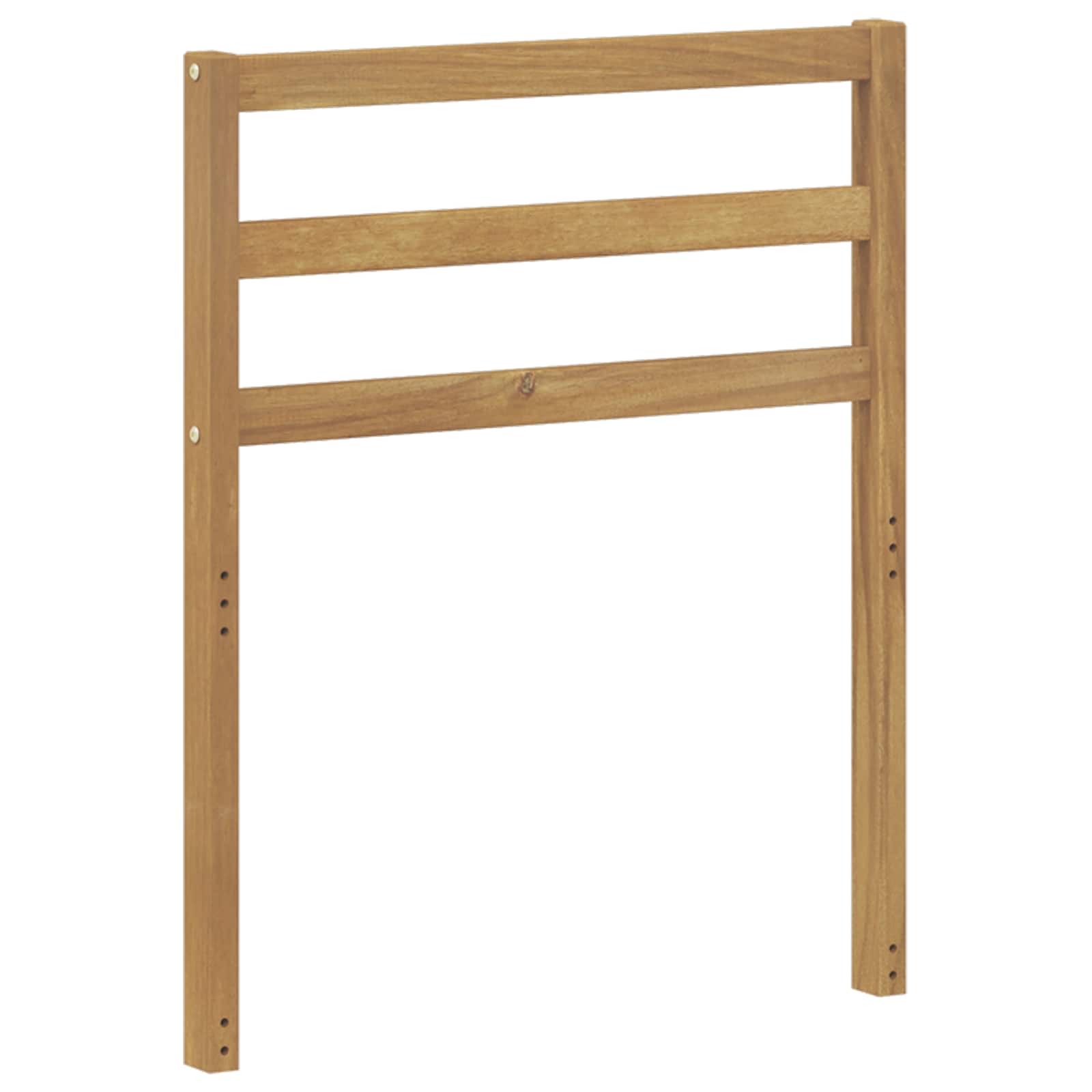 Armleuningmodule 2 pcs Wit 59 x 4 x 73 cm Massief Acaciahout image 4