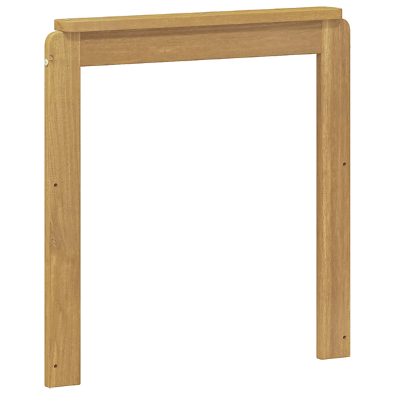 Armleuningen Module 2 pcs Wit 59 x 6 x 61 cm Massief Acaciahout image 4