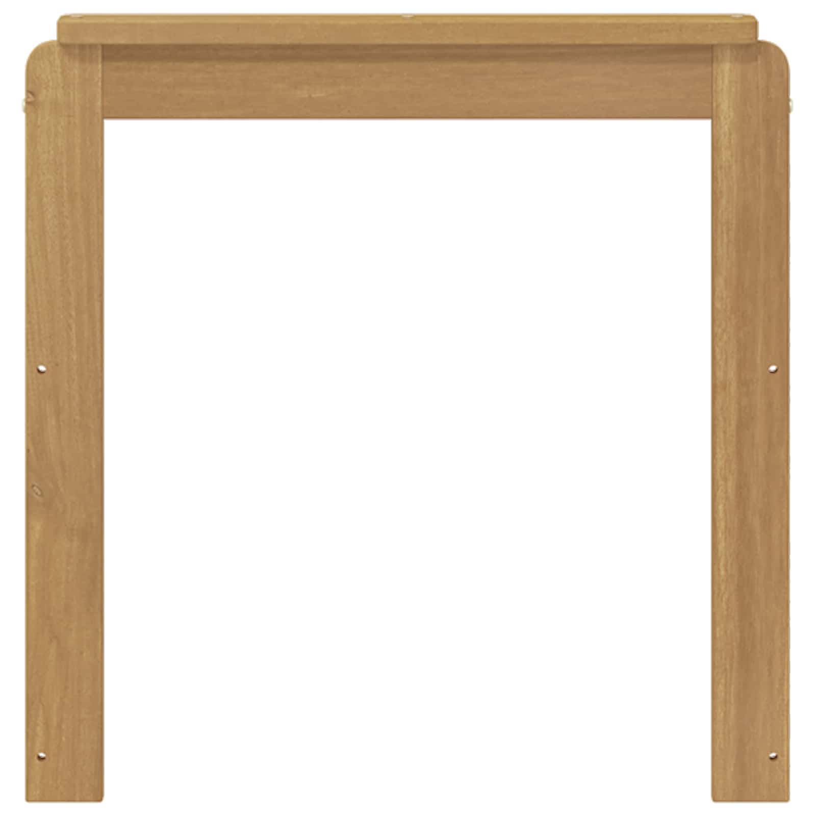 Armleuningen Module 2 pcs Wit 59 x 6 x 61 cm Massief Acaciahout image 5