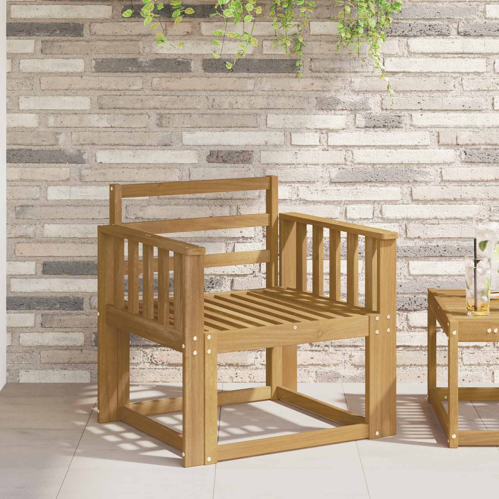 Käsinojien moduuli 2 pcs valkoinen 60 x 6 x 61 cm