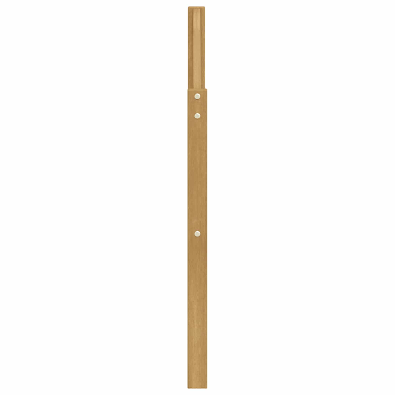 Armleuningmodule 2 pcs Wit 59 x 4 x 73 cm Massief Acaciahout image 6