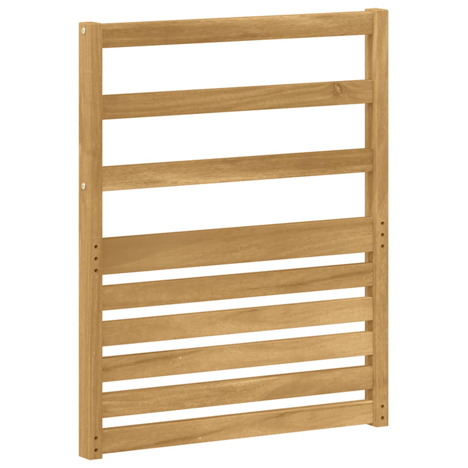 Armleuningen Module 2 pcs Wit 59 x 4 x 73 cm Massief Acaciahout image 7
