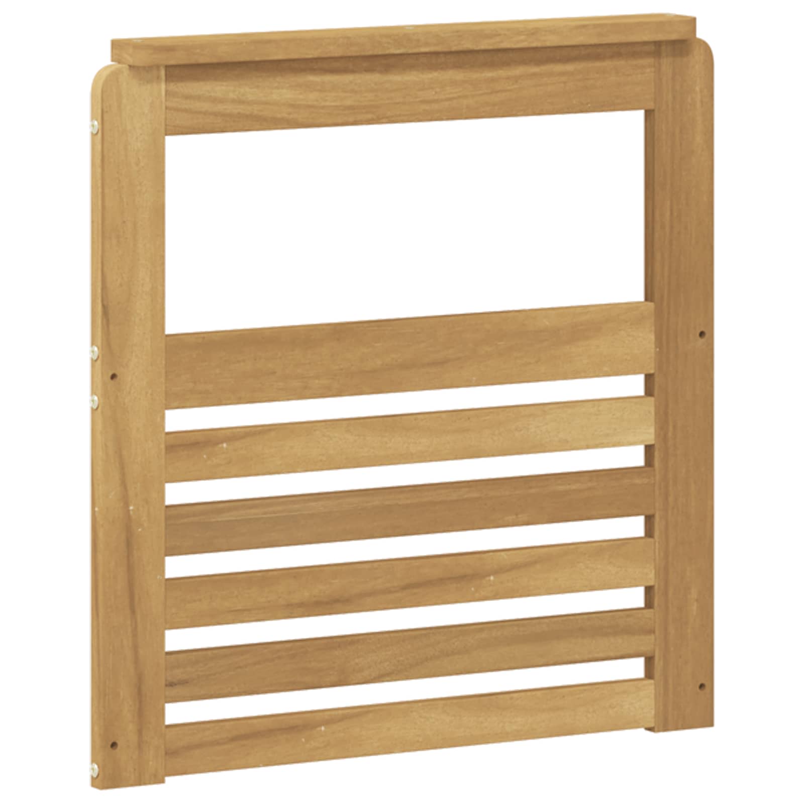 Armleuningen Module 2 pcs Wit 59 x 6 x 61 cm Massief Acaciahout image 4