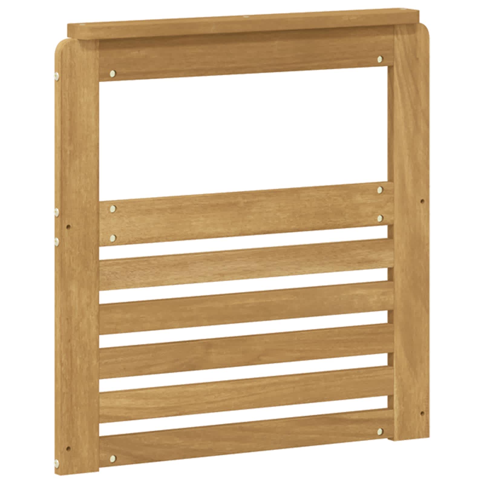 Armleuningen Module 2 pcs Wit 59 x 6 x 61 cm Massief Acaciahout image 7