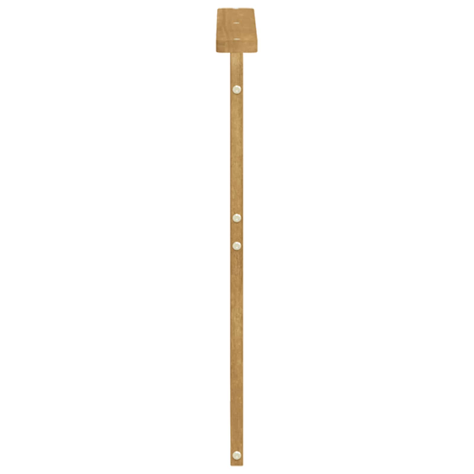 Armleuningen Module 2 pcs Wit 59 x 6 x 61 cm Massief Acaciahout image 6