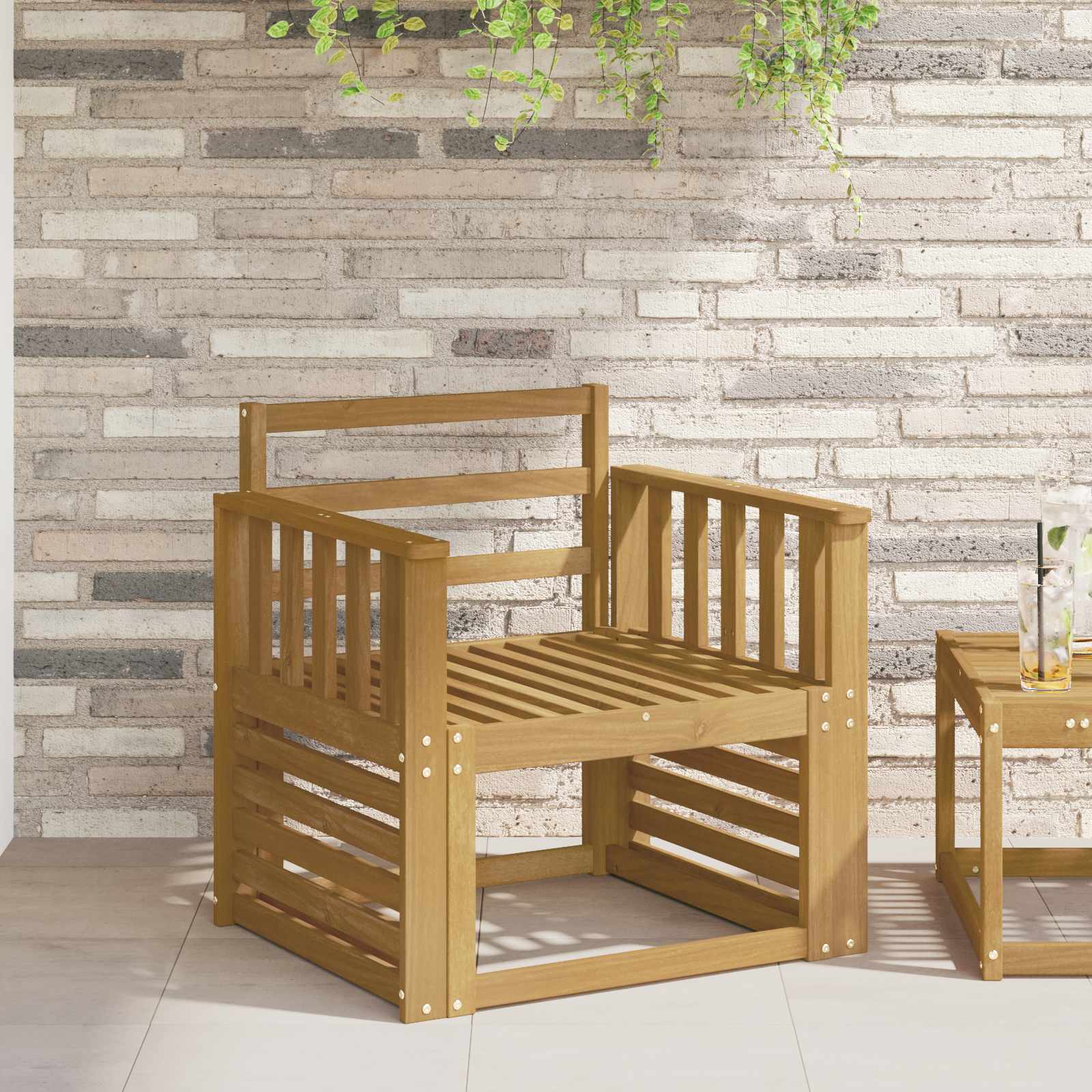 Käsinojien moduuli 2 pcs valkoinen 60 x 6 x 61 cm