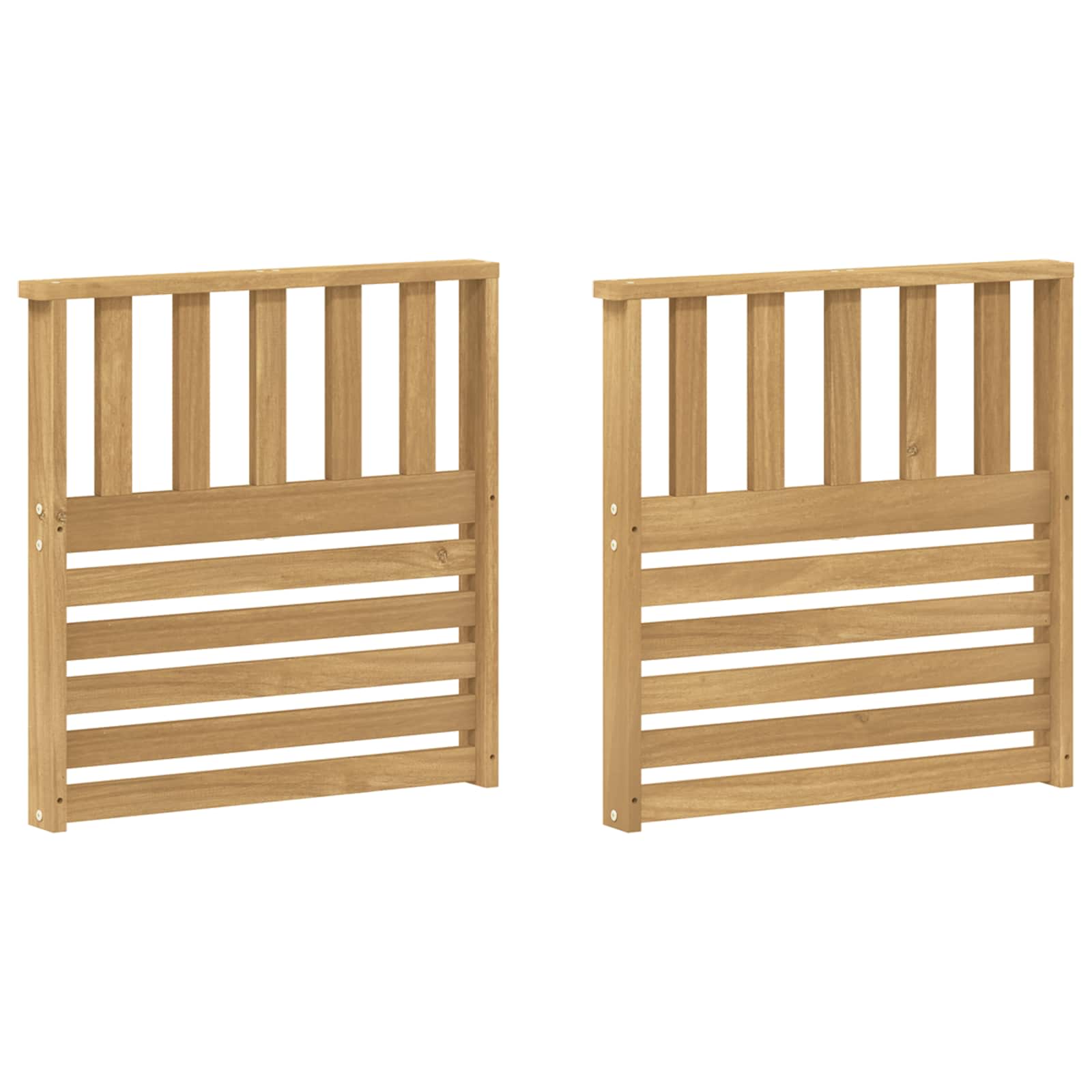 Käsinojien moduuli 2 pcs valkoinen 60 x 6 x 61 cm - Image 2