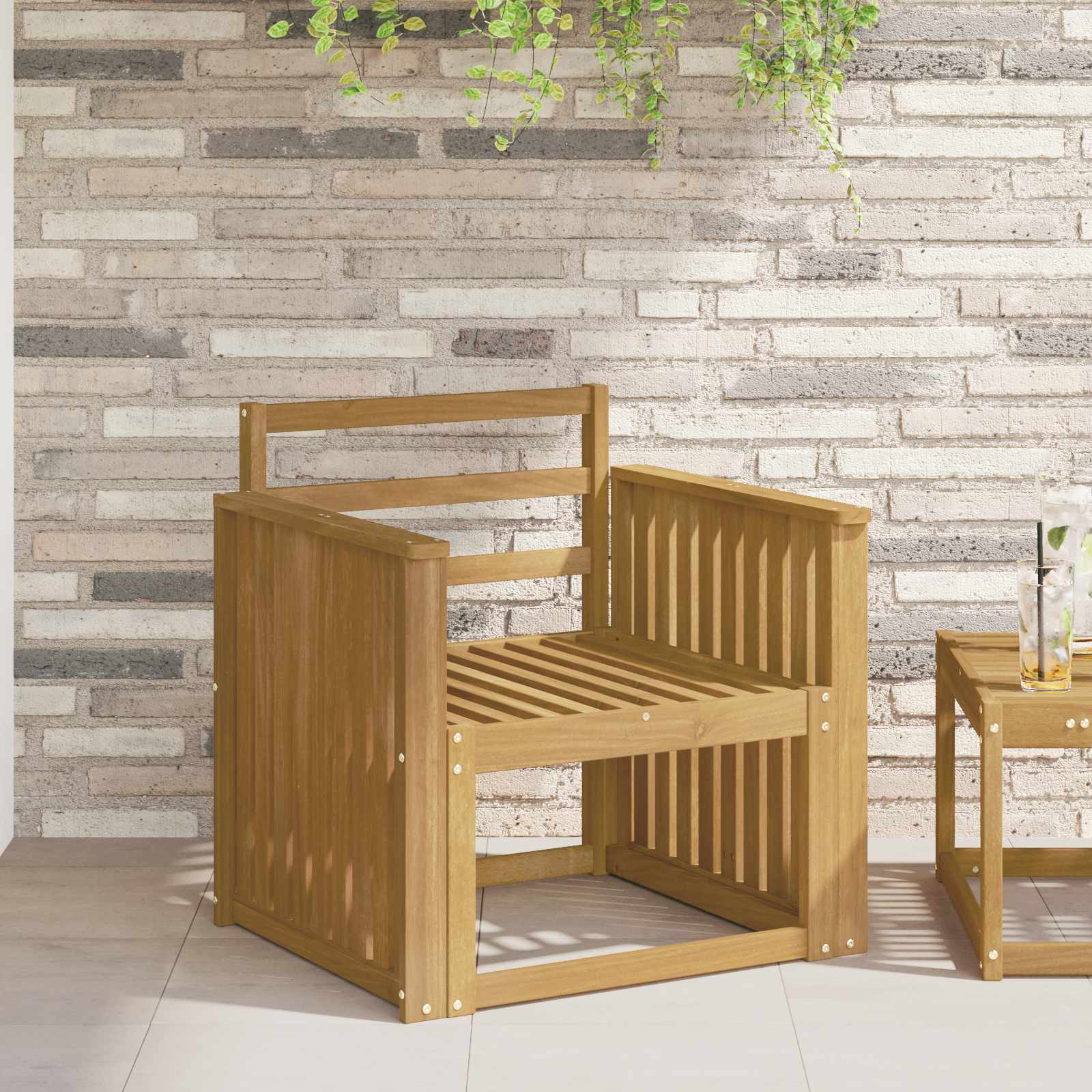 Käsinojien moduuli 2 pcs valkoinen 60 x 6 x 61 cm
