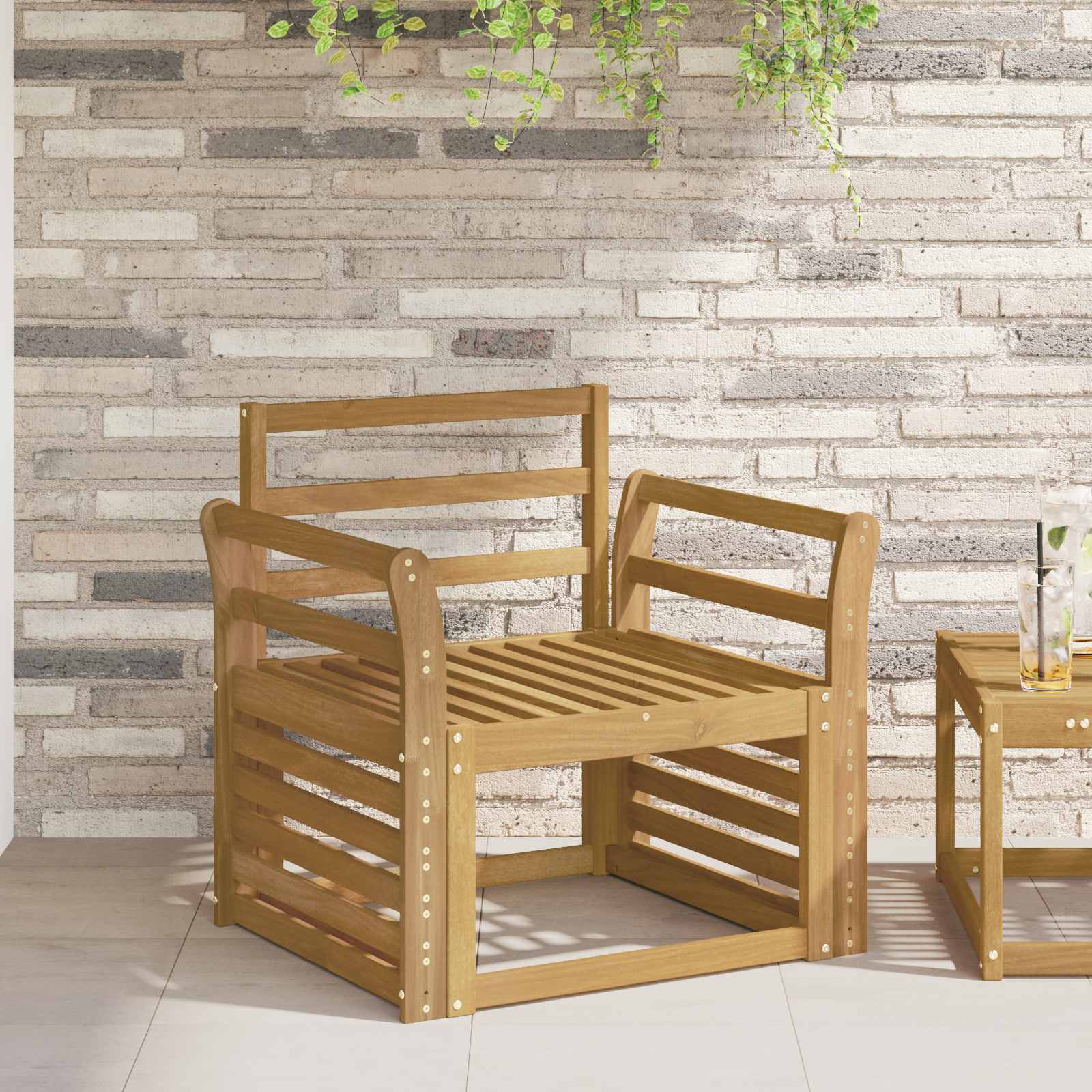 Käsinojien moduuli 2 pcs valkoinen 58,5 x 8 x 60 cm