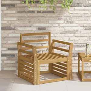 Modul naslonjal 2 pcs Bela 58,5 x 8 x 60 cm Masiven les akacije