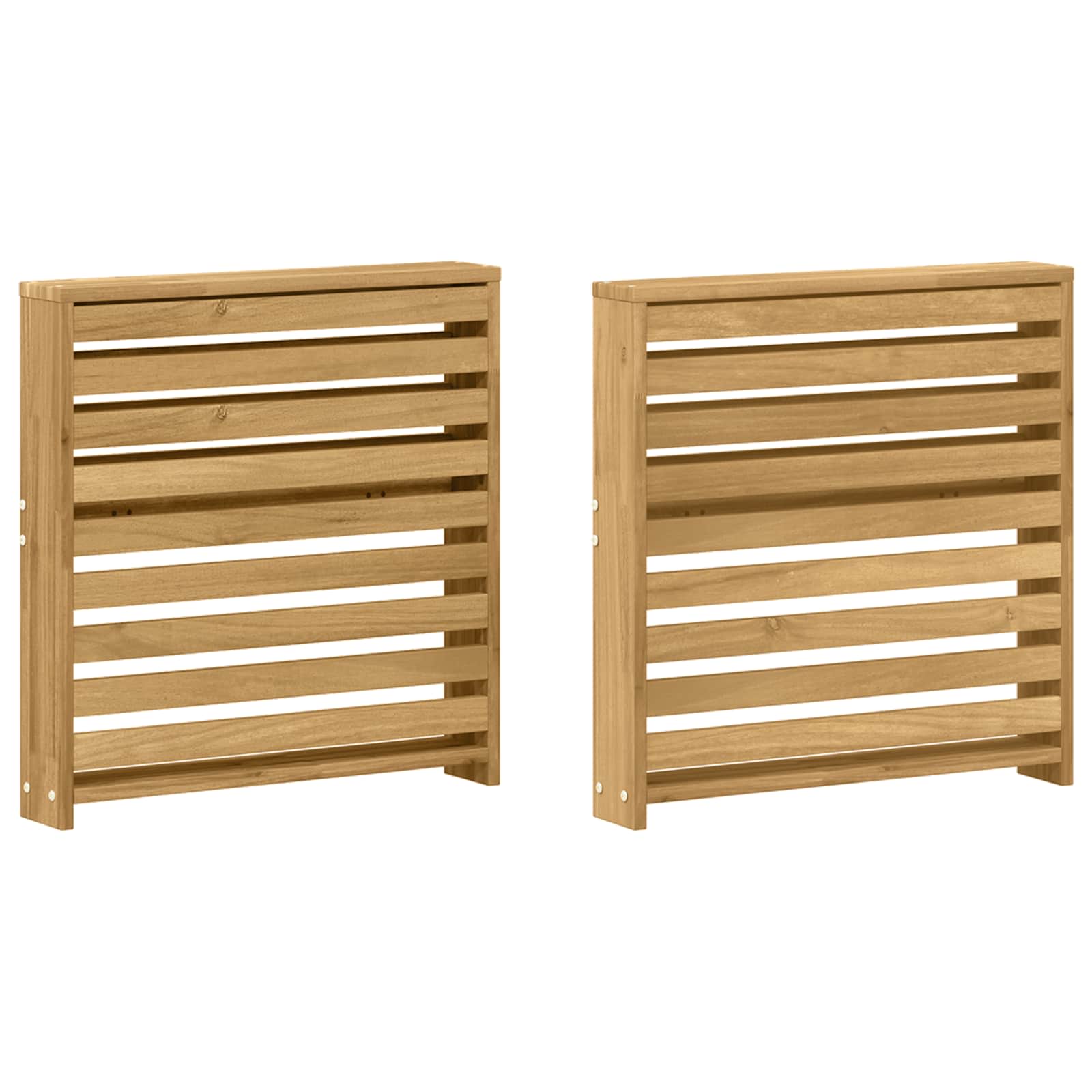 Käsinojien moduuli 2 pcs valkoinen 58,5 x 10 x 61 cm - Image 2