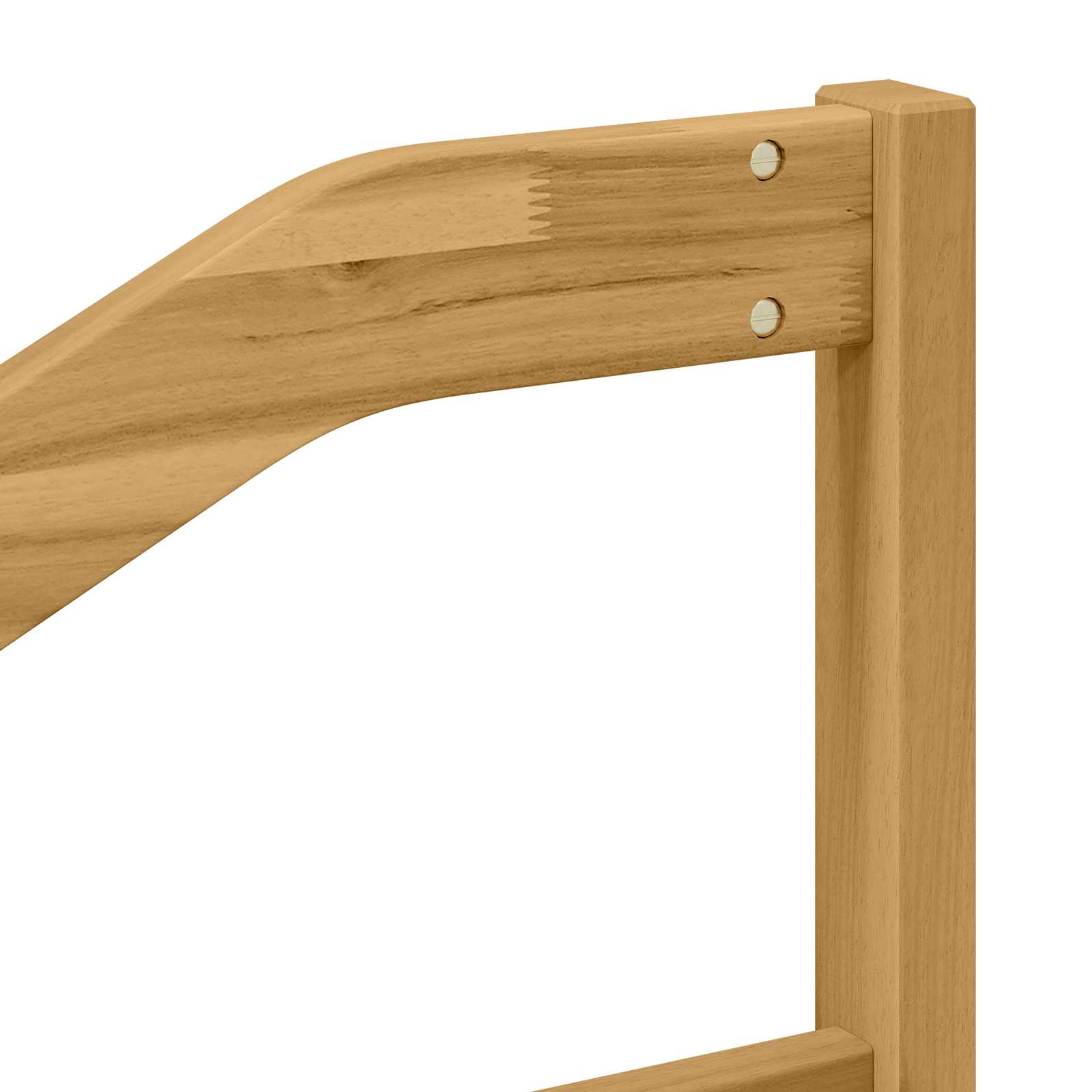 Armleuningen Module 2 pcs Wit 59 x 4 x 73 cm Massief Acaciahout image 8