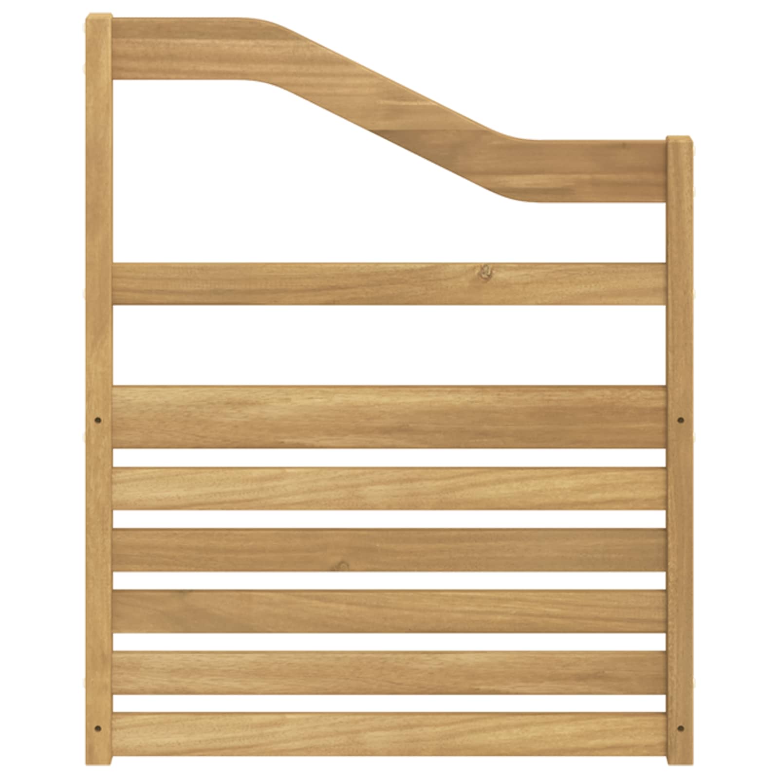 Armleuningen Module 2 pcs Wit 59 x 4 x 73 cm Massief Acaciahout image 5