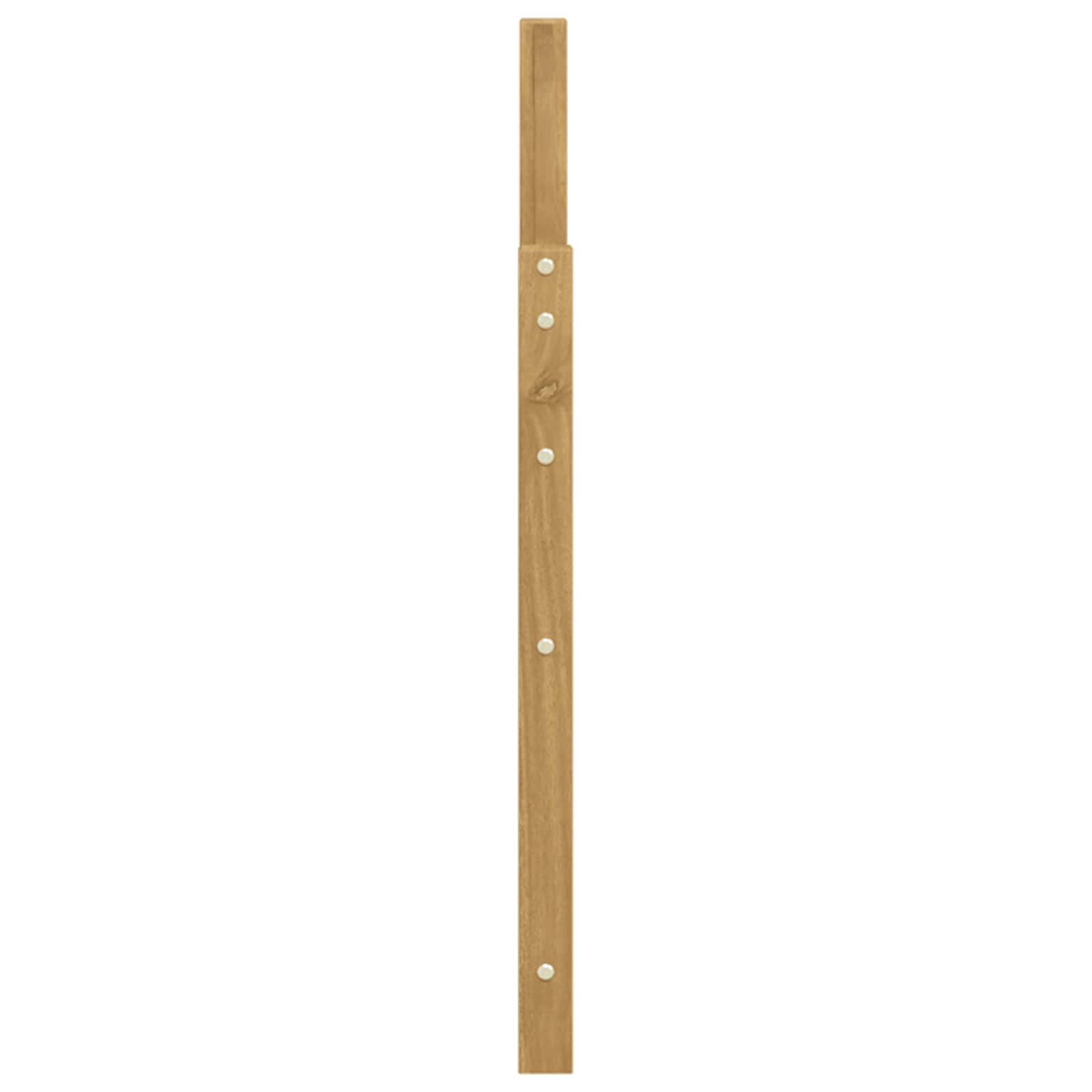 Armleuningen Module 2 pcs Wit 59 x 4 x 73 cm Massief Acaciahout image 6