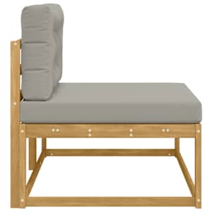 Venkovní koncová pohovka Bílá 115 x 83 x 73 cm Polyester - obrázek 4
