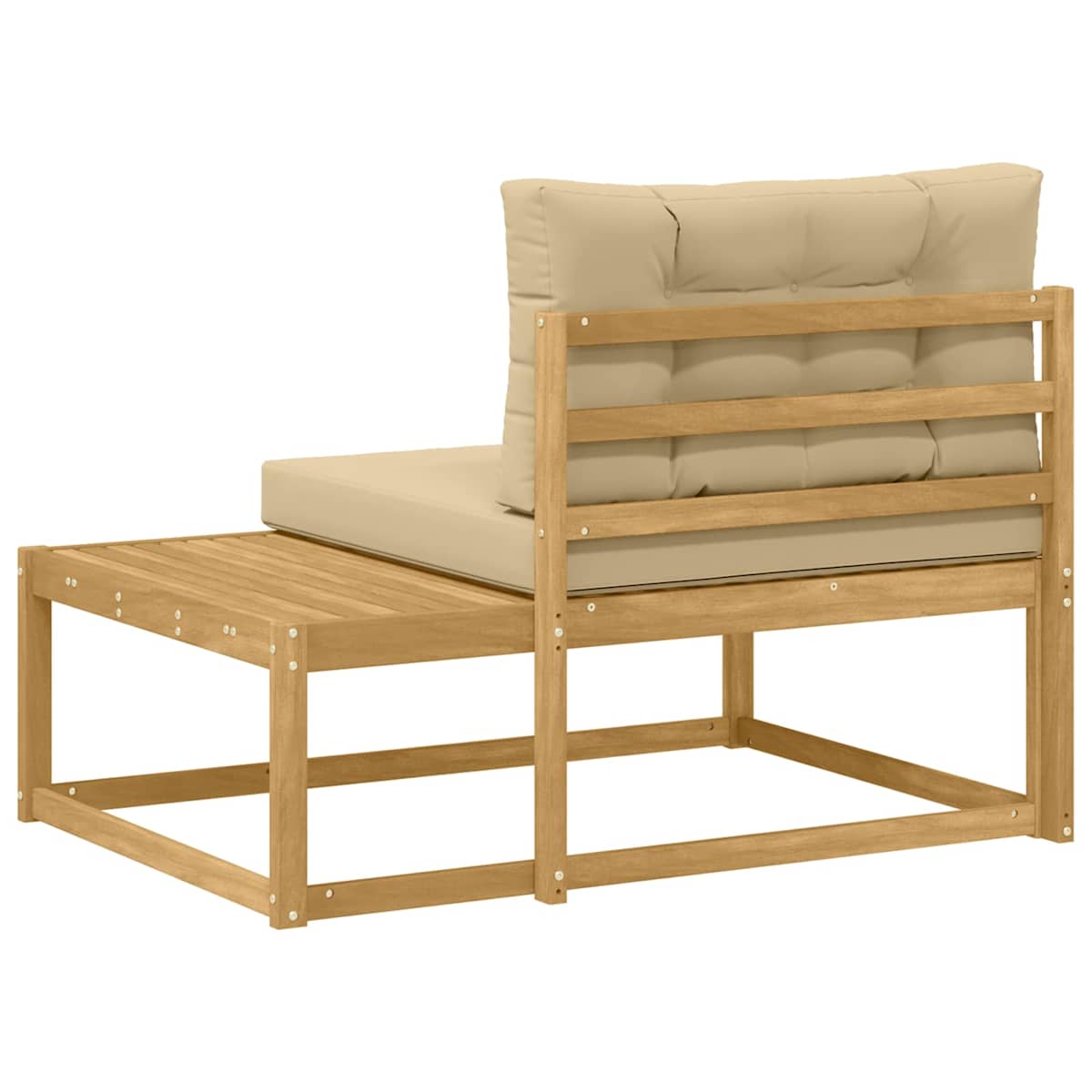 Udendørs Modulsofa med pude 115 x 83 x 73 cm Polyester - Billede 5