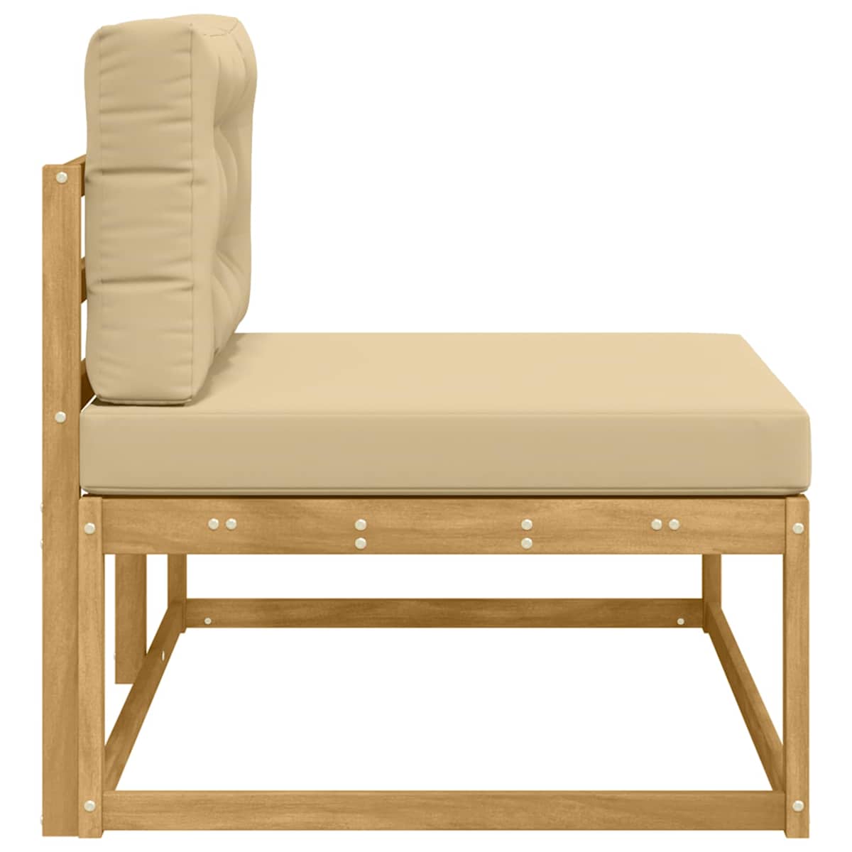 Udendørs Modulsofa med pude 115 x 83 x 73 cm Polyester - Billede 4
