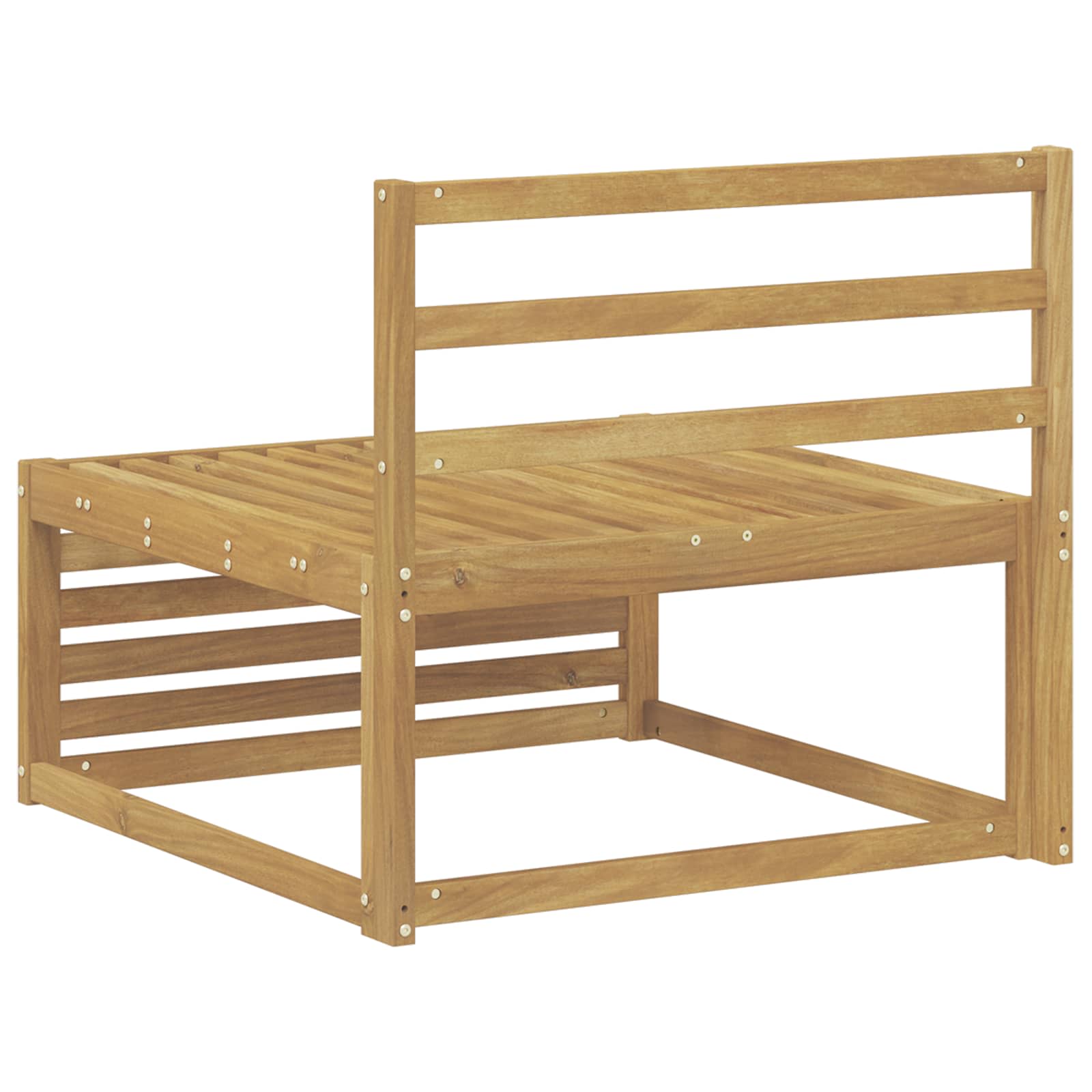 Buiten Midden Sofa Massief Acaciahout Wit 83 x 79 x 73 cm image 5