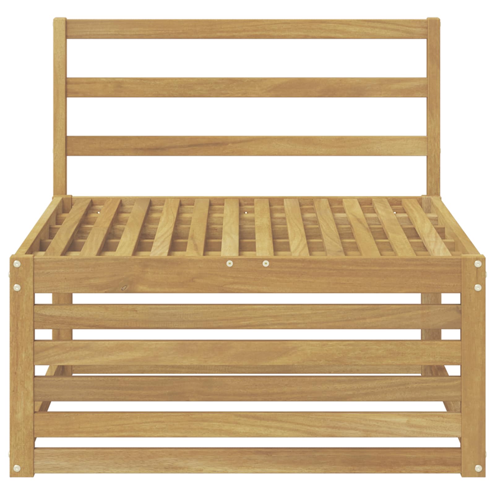 Buiten Midden Sofa Massief Acaciahout Wit 83 x 79 x 73 cm image 3
