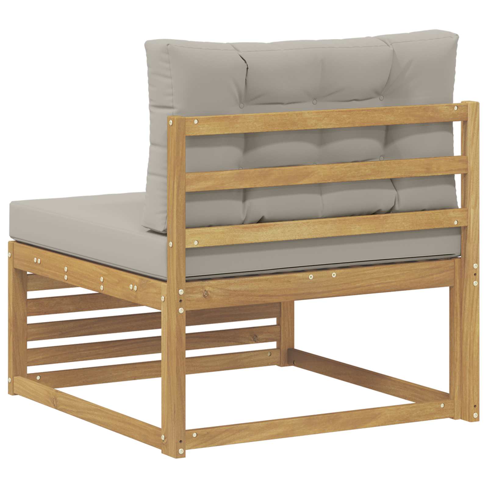 Buiten Midden Sofa Massief Acaciahout Wit image 5