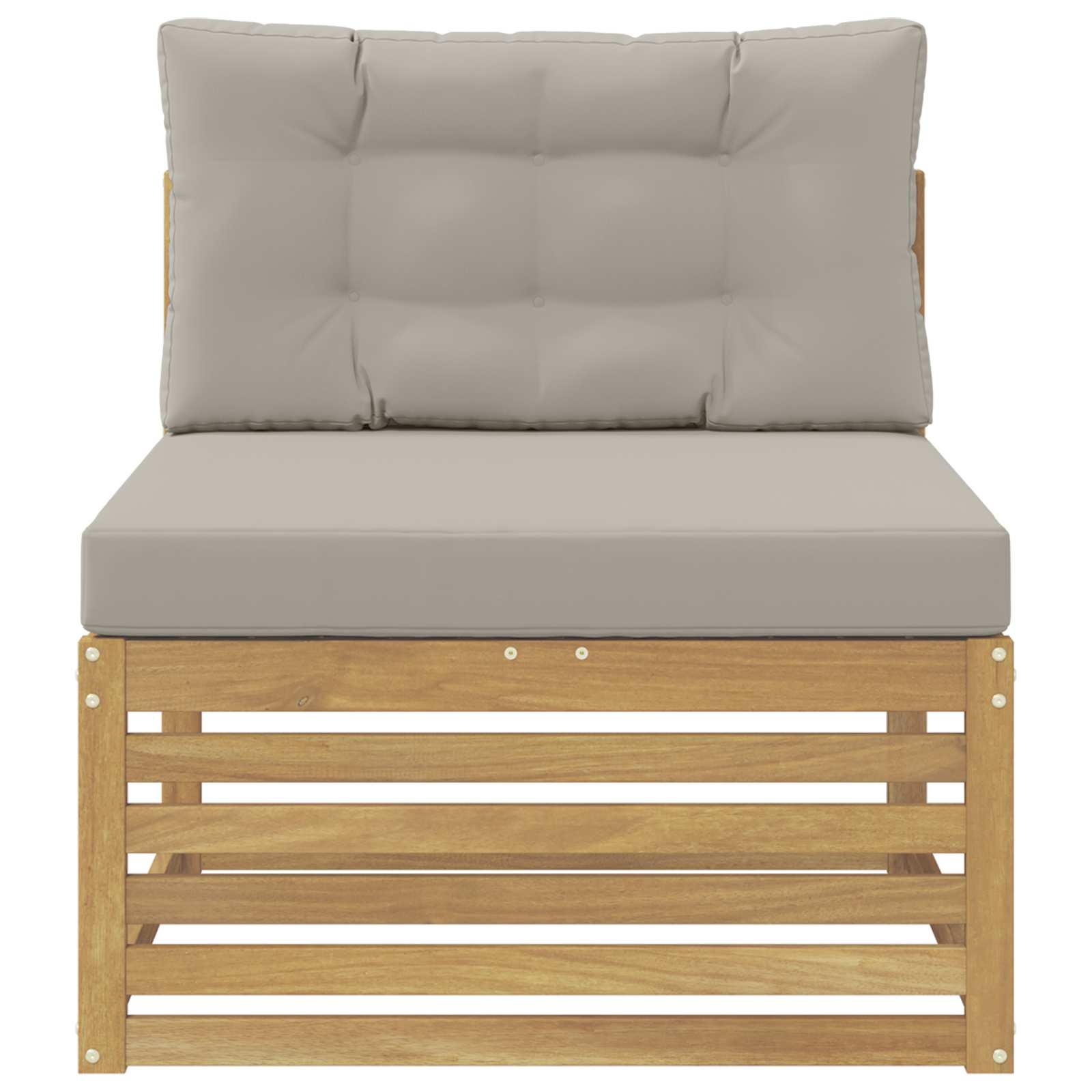 Buiten Midden Sofa Massief Acaciahout Wit image 3