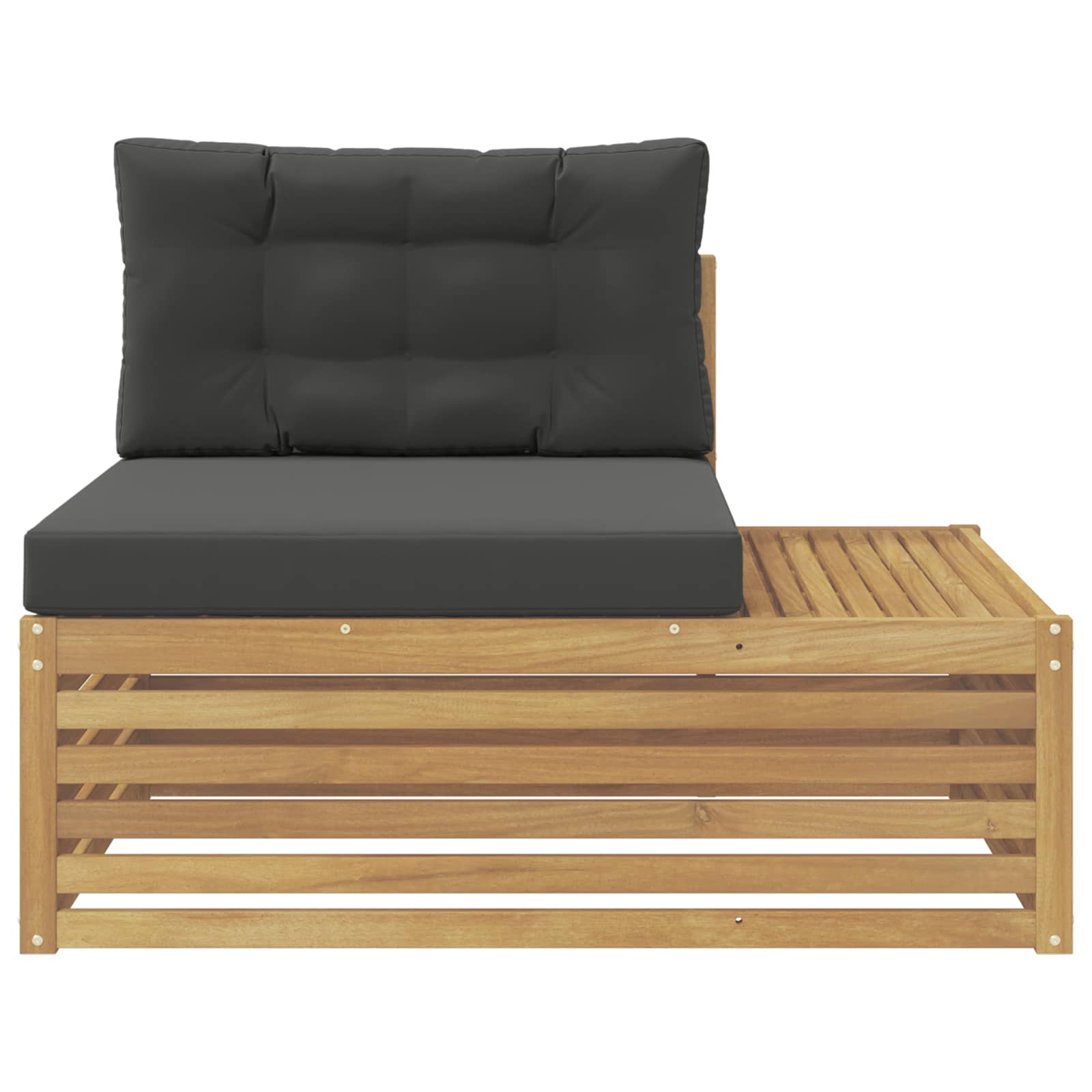 Buiten Eind Sofa Wit 115 x 83 x 73 cm Massief Acaciahout image 3