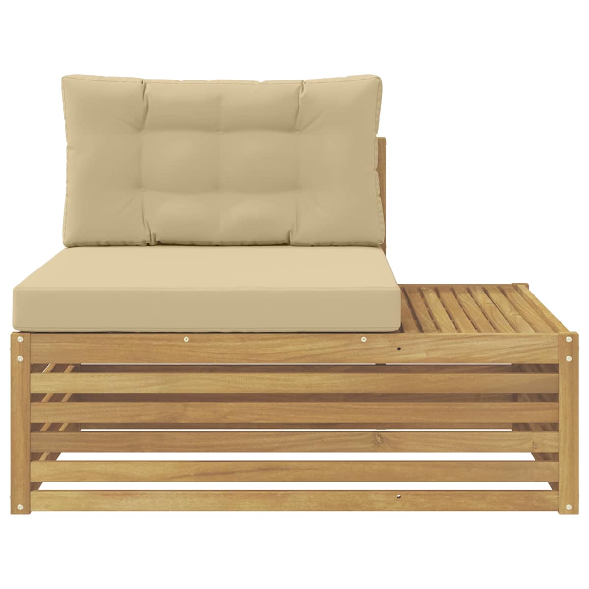 Udendørs Modulsofa 115 x 83 x 73 cm Massivt Akacietræ - Billede 3