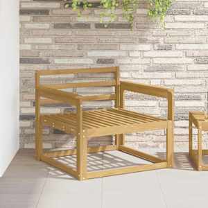 Modul naslonjal 2 pcs Bela 79 x 6 x 61 cm Masiven les akacije