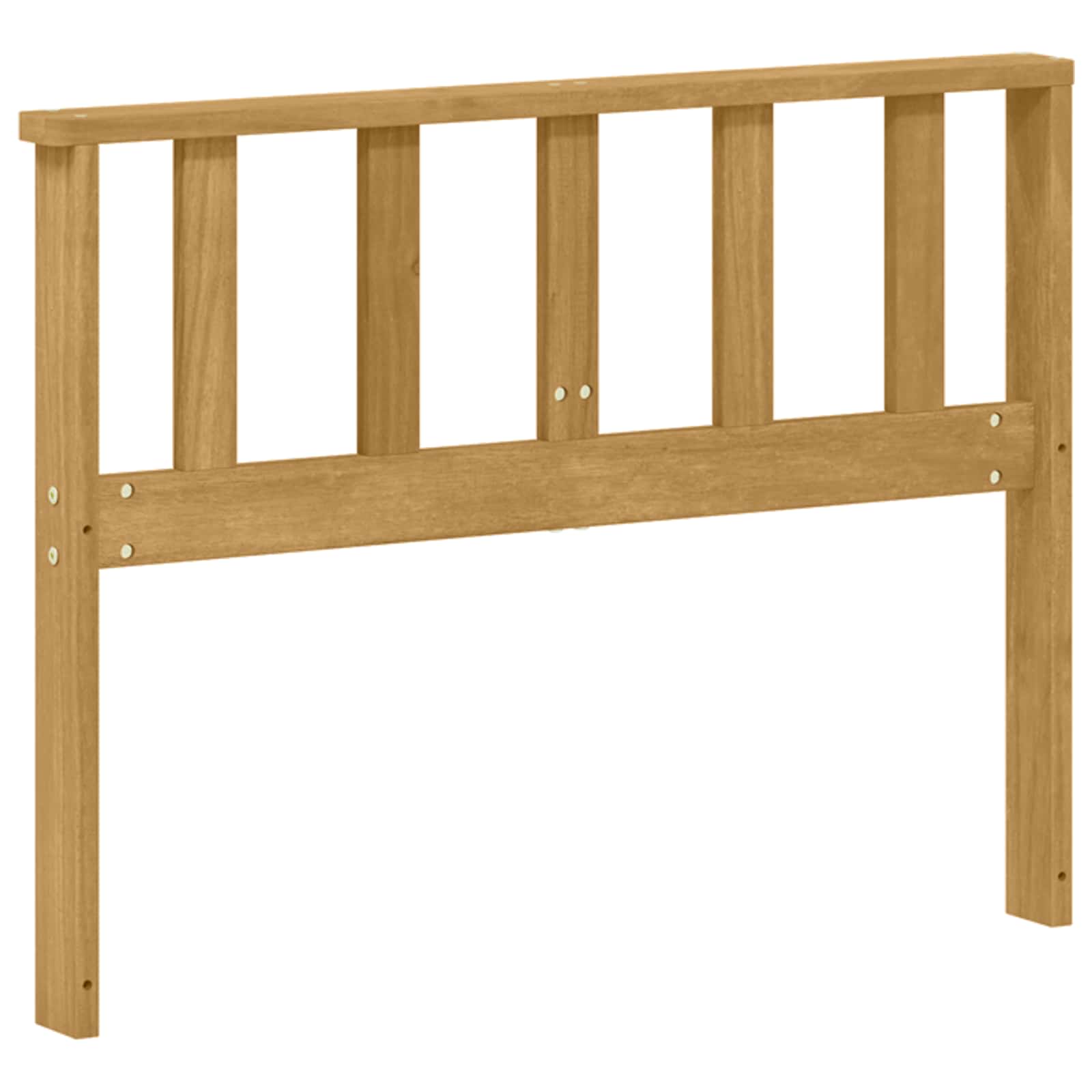 Armleuningsmodule 2 pcs Wit 80 x 6 x 61 cm Massief Acaciahout image 7