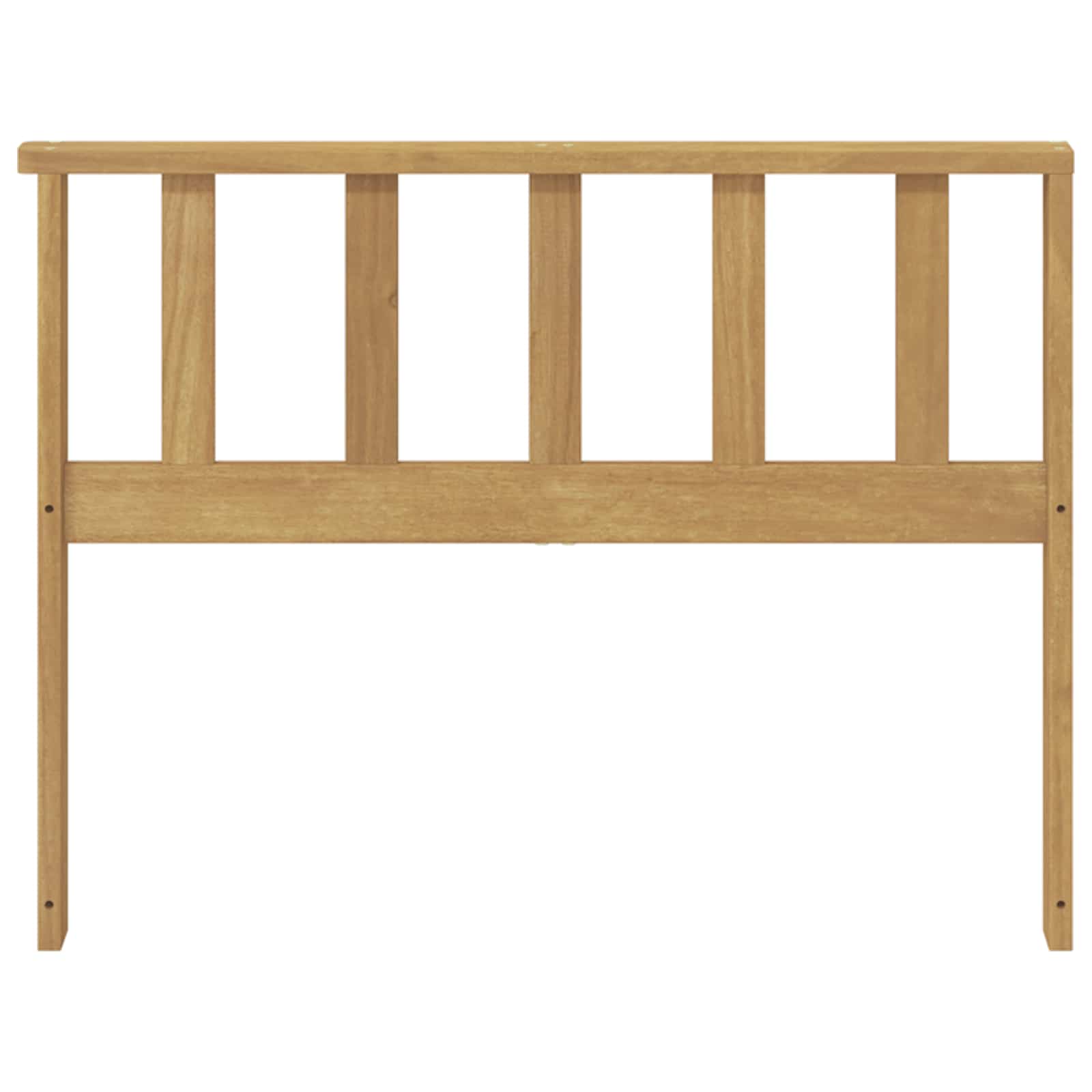 Armleuningsmodule 2 pcs Wit 80 x 6 x 61 cm Massief Acaciahout image 5