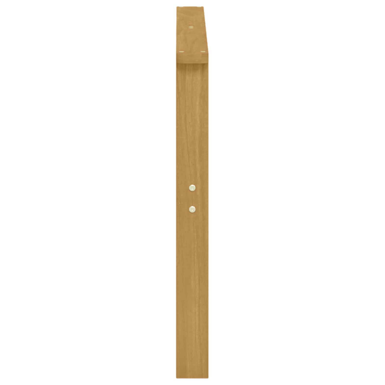 Armleuningsmodule 2 pcs Wit 80 x 6 x 61 cm Massief Acaciahout image 6