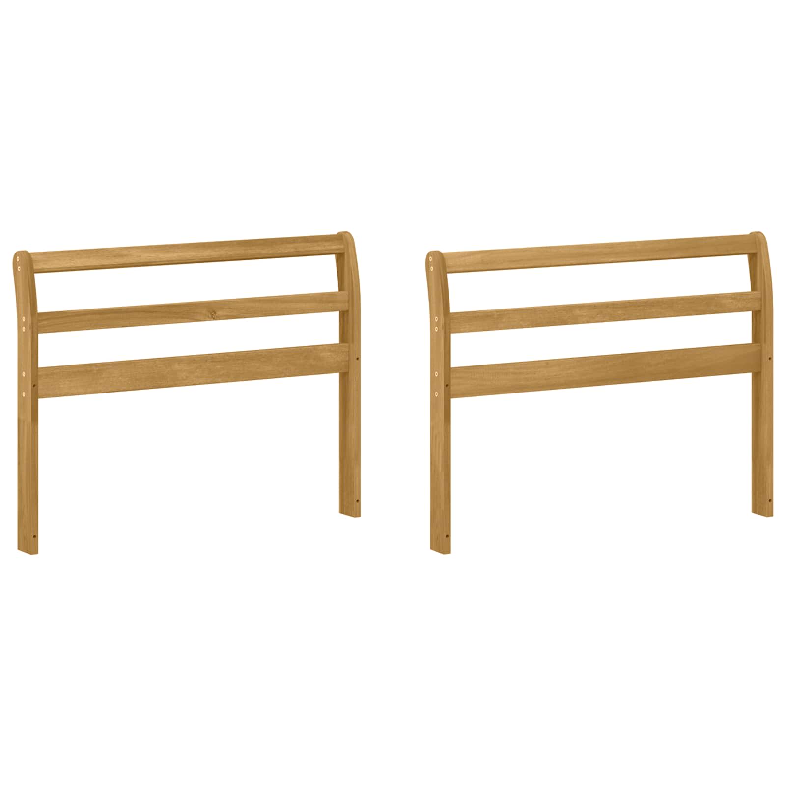 Käsinojien moduuli 2 pcs valkoinen 78,5 x 8,5 x 60 cm - Image 2