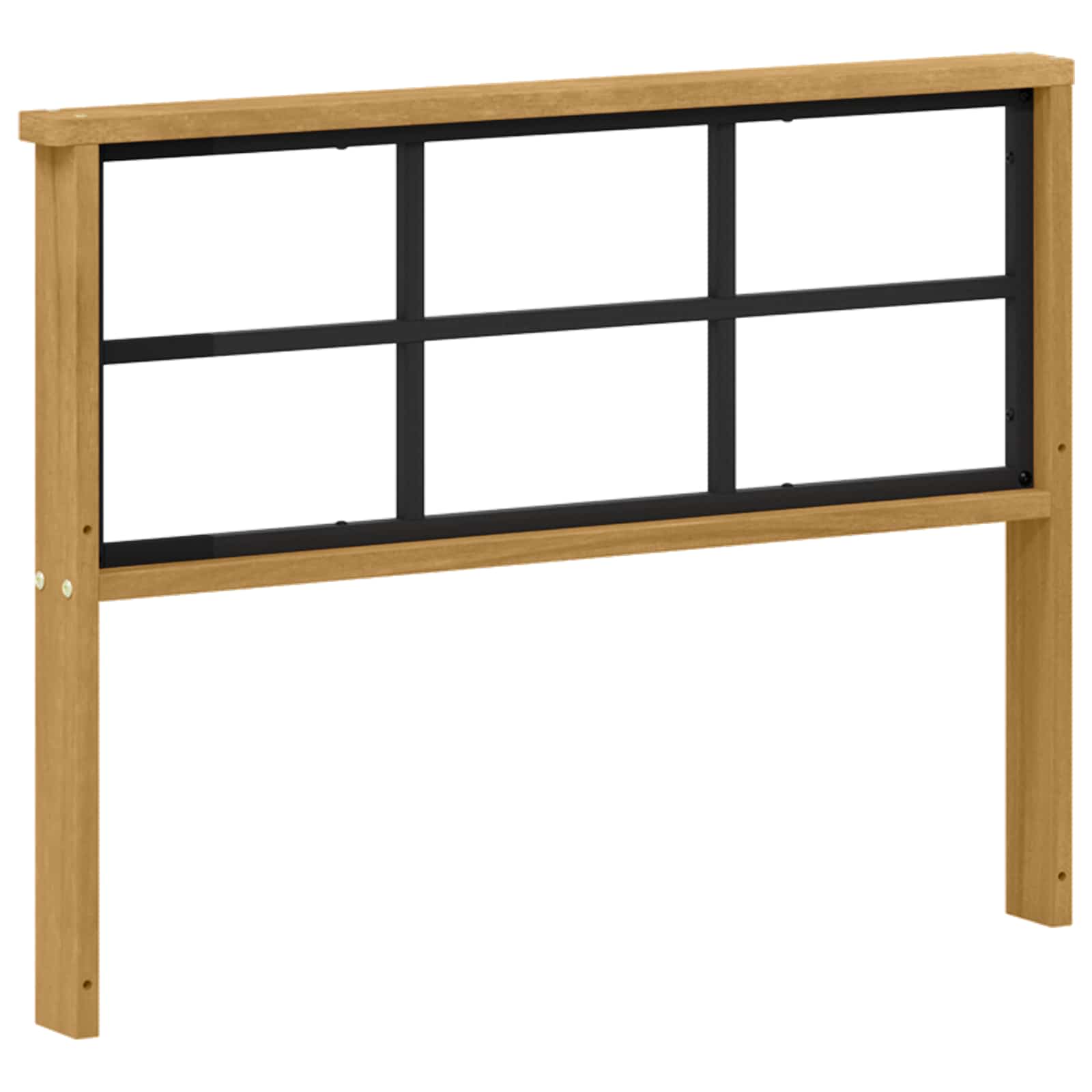 Armleuningen Module 2 pcs Wit 80 x 6 x 61 cm Massief Acaciahout image 4