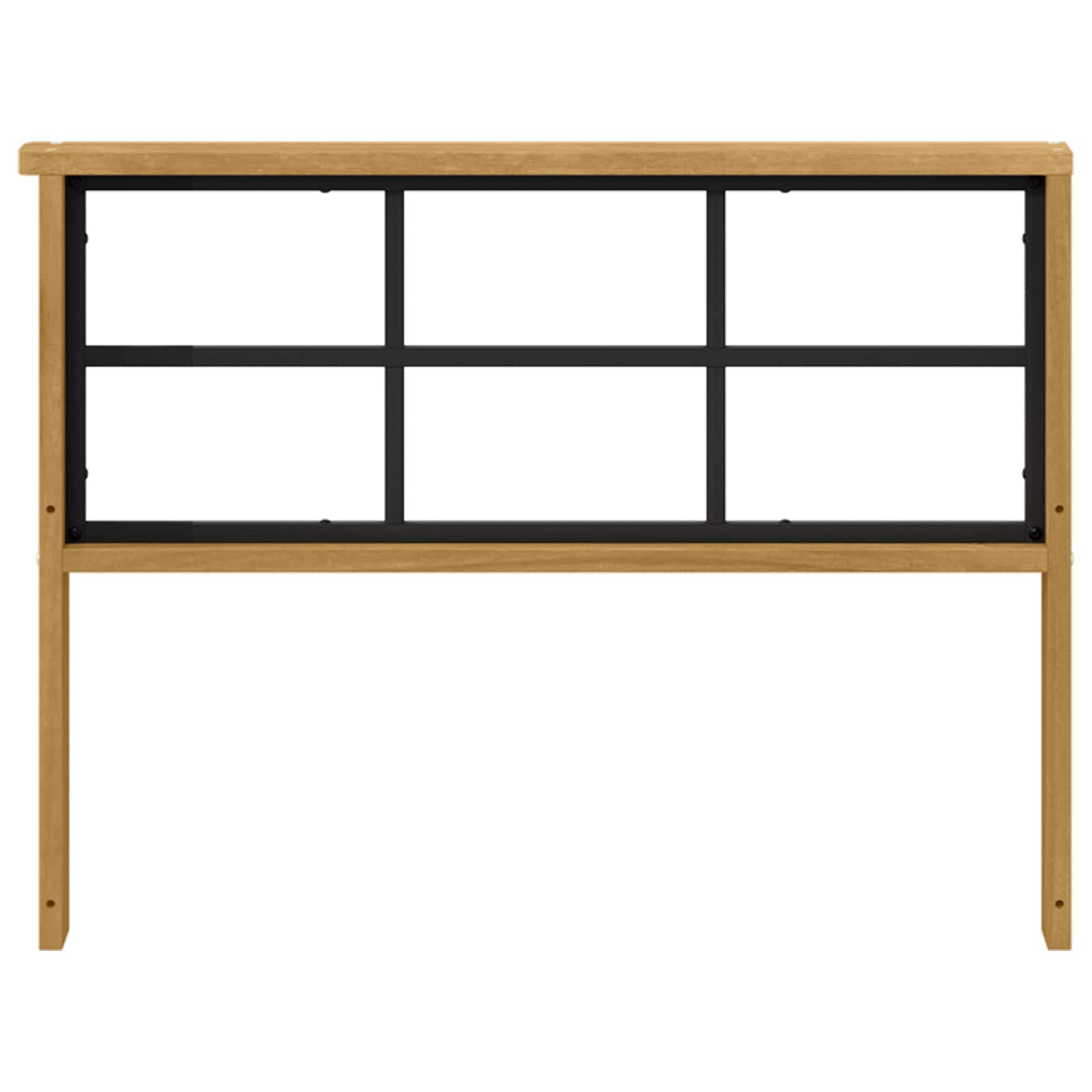 Armleuningen Module 2 pcs Wit 80 x 6 x 61 cm Massief Acaciahout image 5