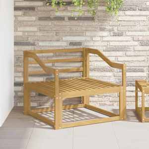 Modul naslonjal 2 pcs Bela 79 x 4 x 73 cm Masiven les akacije