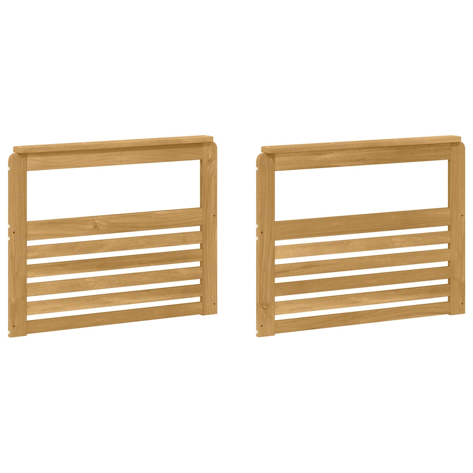 Käsinojien moduuli 2 pcs valkoinen 79 x 6 x 61 cm - Image 2