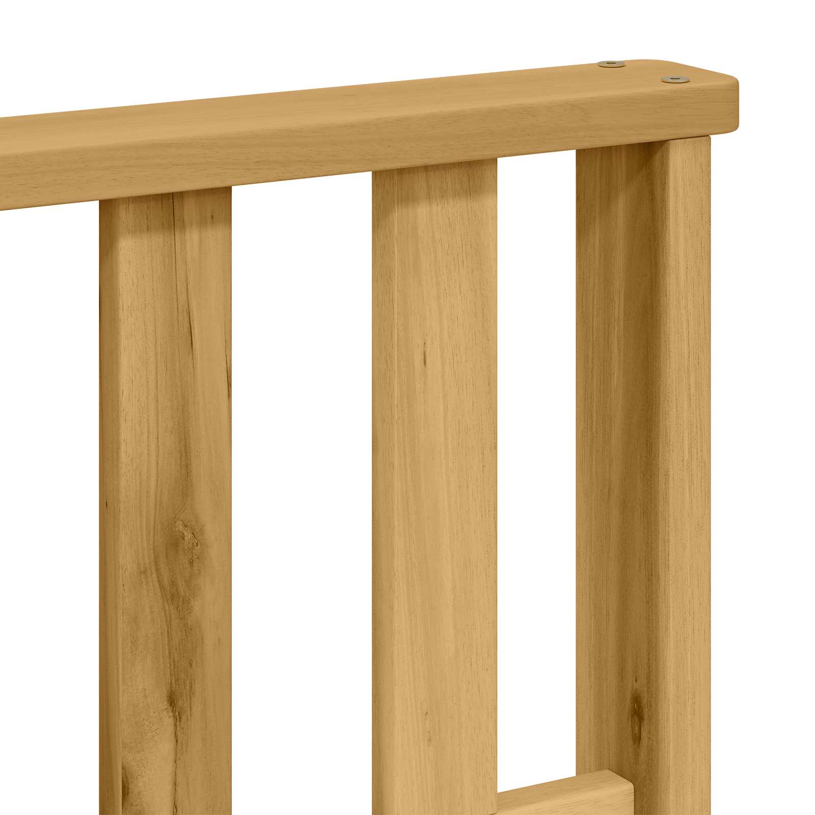 Armleuningen Module 2 pcs Wit 80 x 6 x 61 cm Massief Acaciahout image 8
