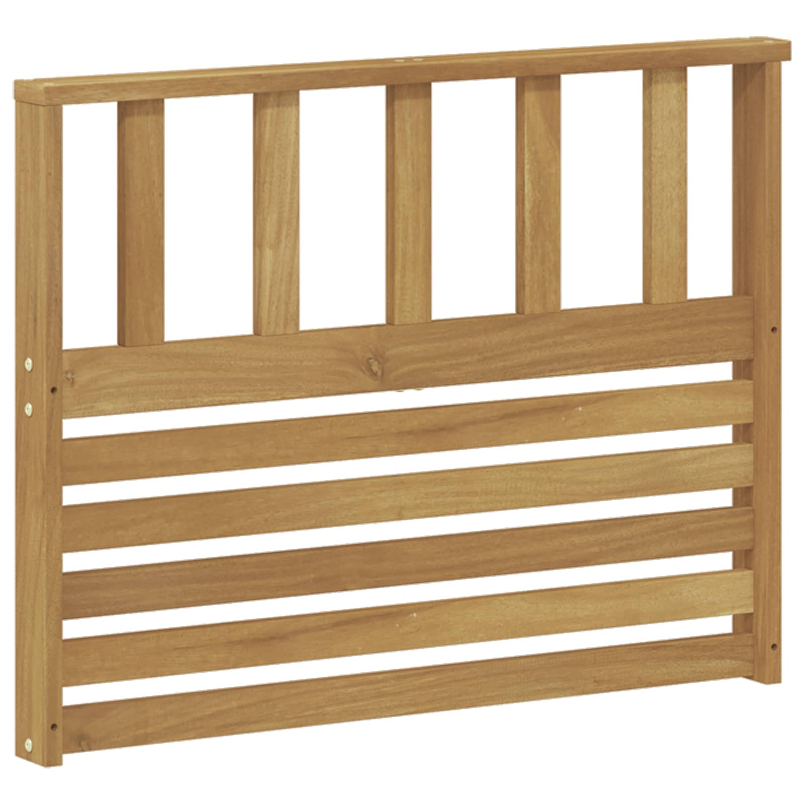 Armleuningen Module 2 pcs Wit 80 x 6 x 61 cm Massief Acaciahout image 4