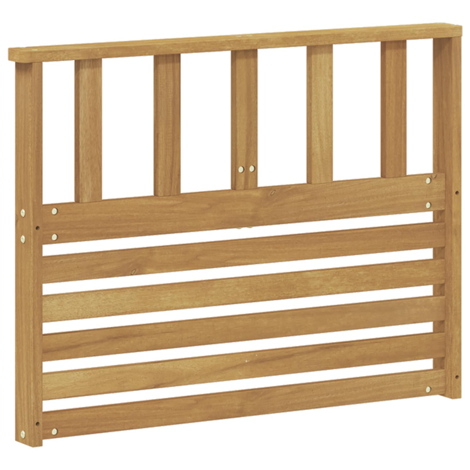 Armleuningen Module 2 pcs Wit 80 x 6 x 61 cm Massief Acaciahout image 7