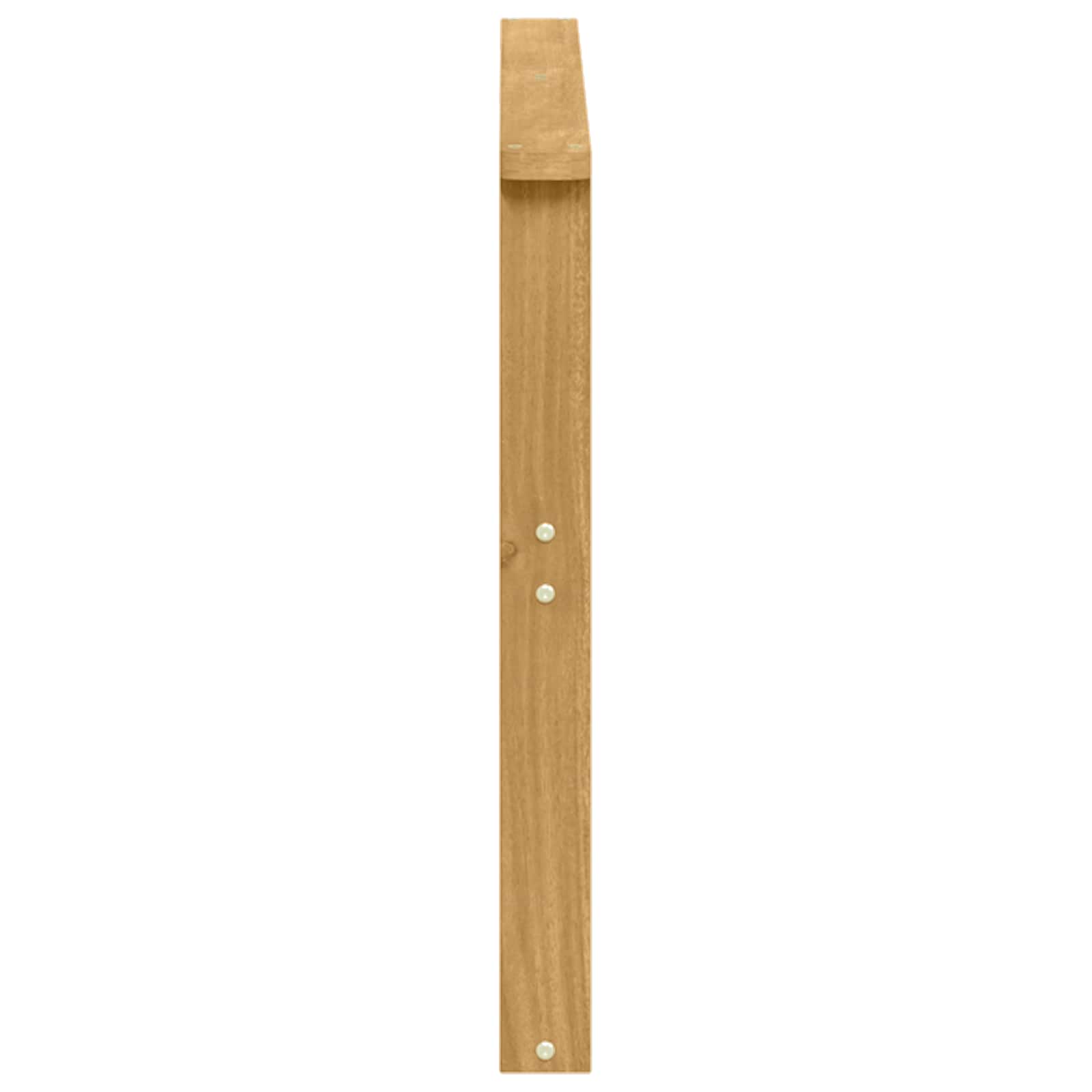 Armleuningen Module 2 pcs Wit 80 x 6 x 61 cm Massief Acaciahout image 6