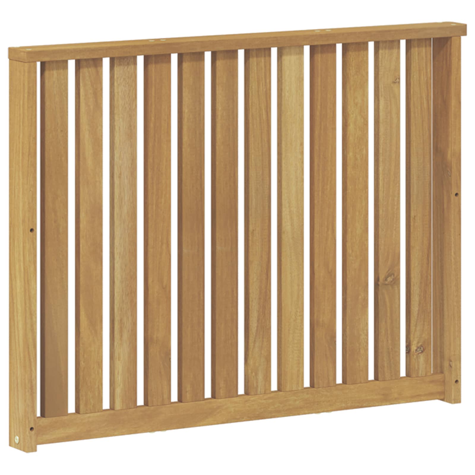 Armleuningen Module 2 pcs Wit 80 x 6 x 61 cm Massief Acaciahout image 4