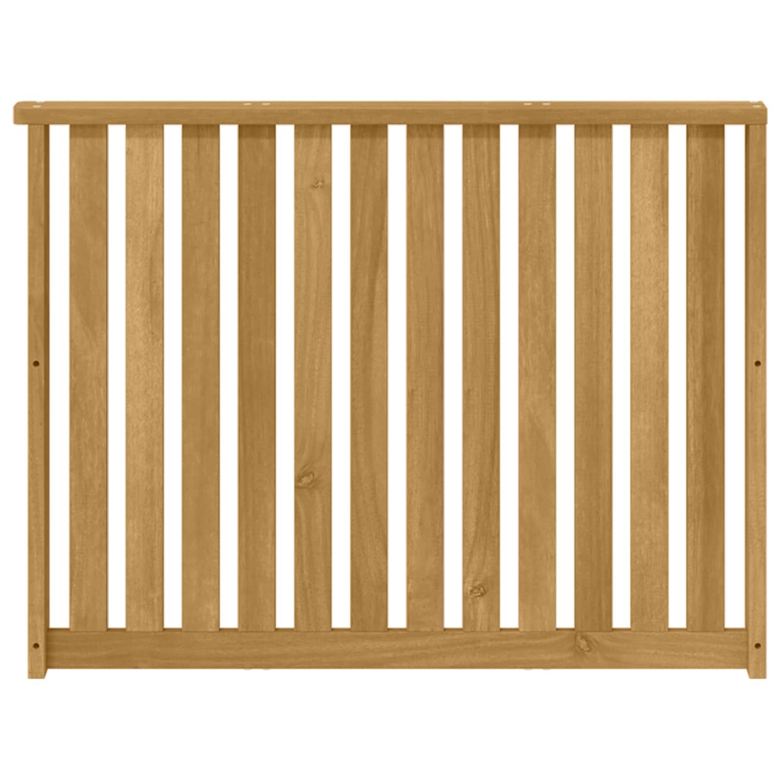 Armleuningen Module 2 pcs Wit 80 x 6 x 61 cm Massief Acaciahout image 5