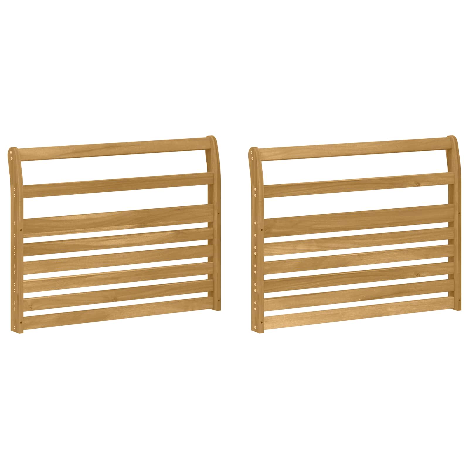 Käsinojien moduuli 2 pcs valkoinen 78,5 x 8,5 x 60 cm - Image 2