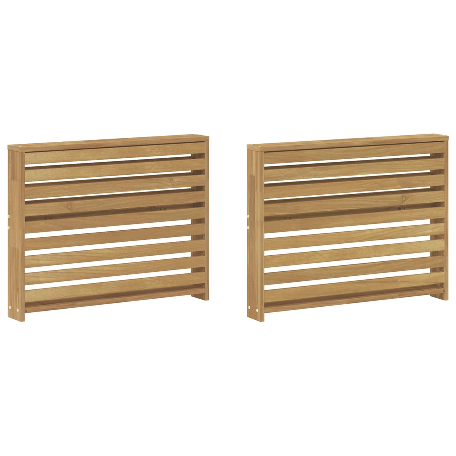 Käsinojien moduuli 2 pcs valkoinen 78,5 x 10 x 61 cm - Image 2