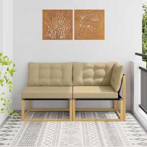 Sekcijski kavč z blazino Bela 162,5 x 83 x 73 cm