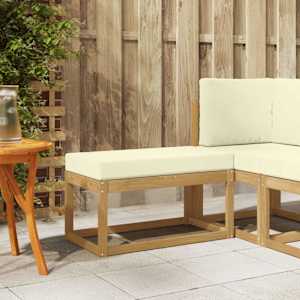 Zunanji stolček klop Bela 80 x 43 x 45 cm Masiven les akacije