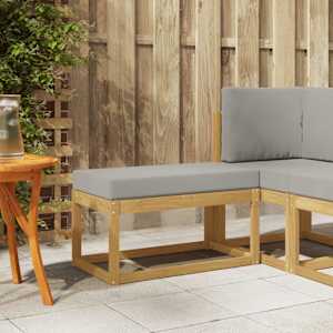 Zunanji stolček klop Bela 80 x 43 x 45 cm Masiven les akacije