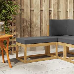 Zunanji stolček klop Bela 80 x 43 x 45 cm Masiven les akacije