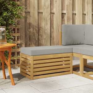 Zunanji stolček klop Bela 80 x 43 x 45 cm Masiven les akacije